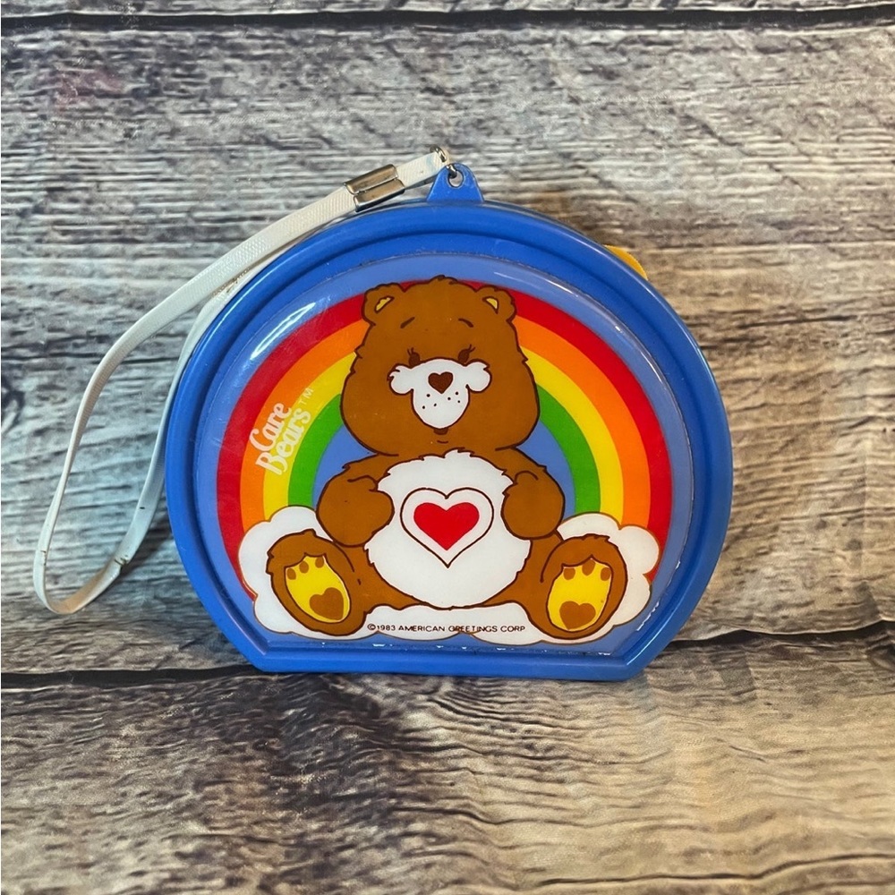 Vintage 1983 Care Bears Playtime Products, Inc. Blue AM RADIO TENDERHEART Bear